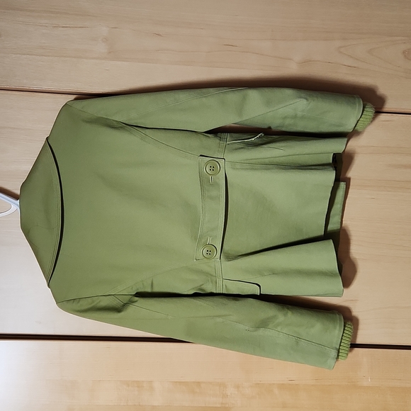 Green Bomber type Coat - Picture 4 of 4